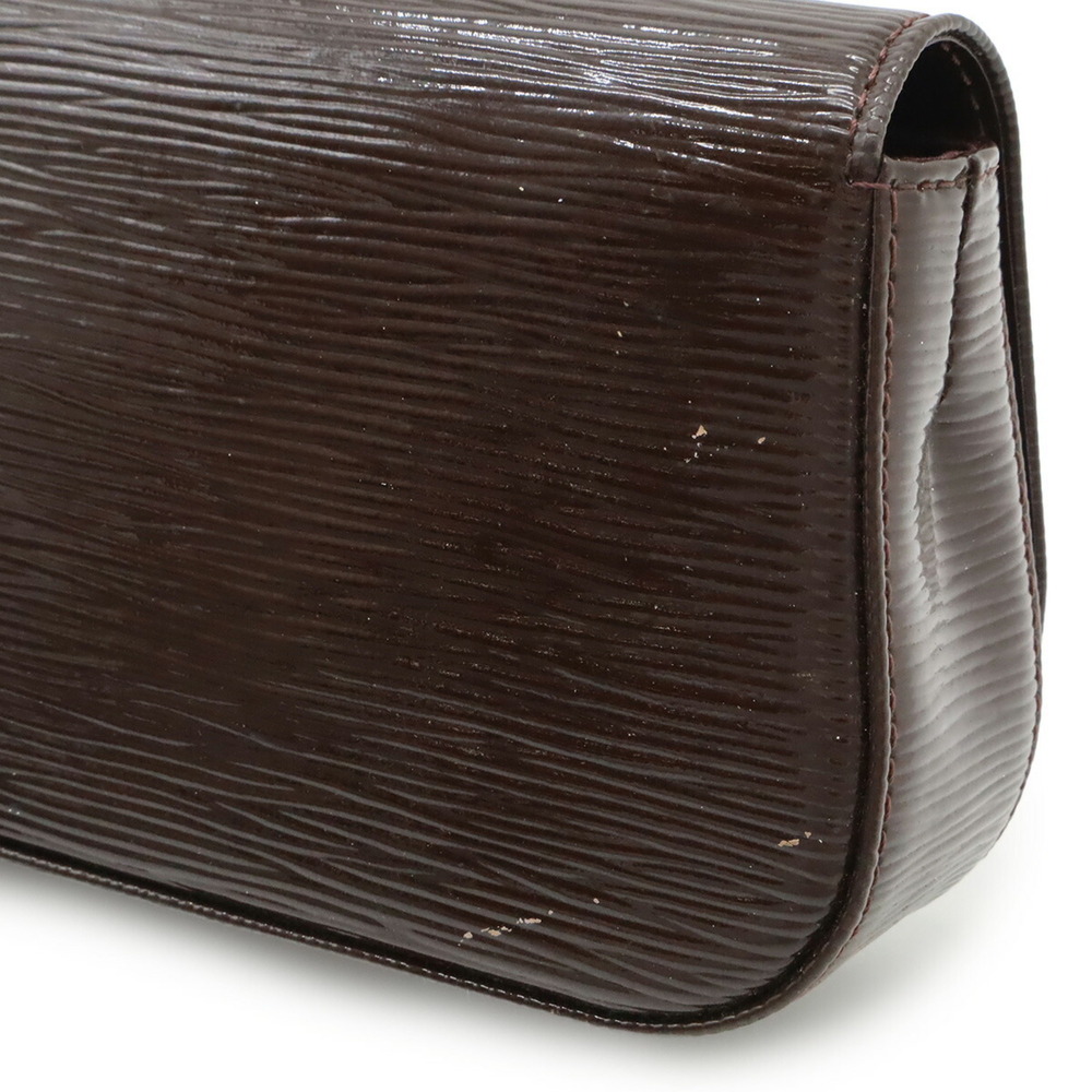 LOUIS VUITTON Brown Pochette Clutch Bag - Picture 9 of 10